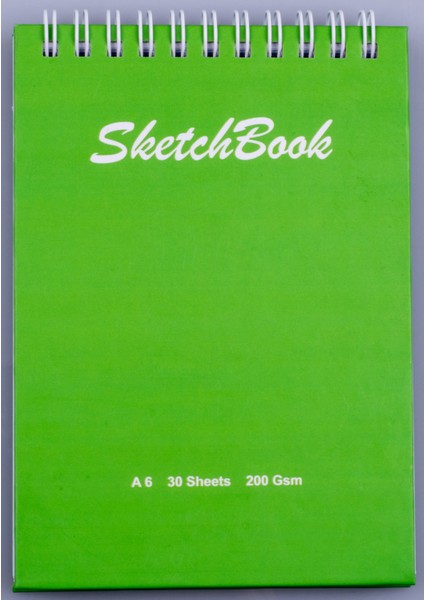 A6 Sert Kapaklı Eskiz Defteri 200 Gr. 30 Yaprak (60 Sayfa) 10,5 x 14,8 cm Sketchbook modelleri