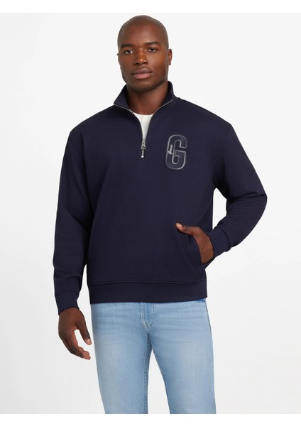 Harris Erkek Lacivert Sweatshirt M5BQ18K0552-G7V2