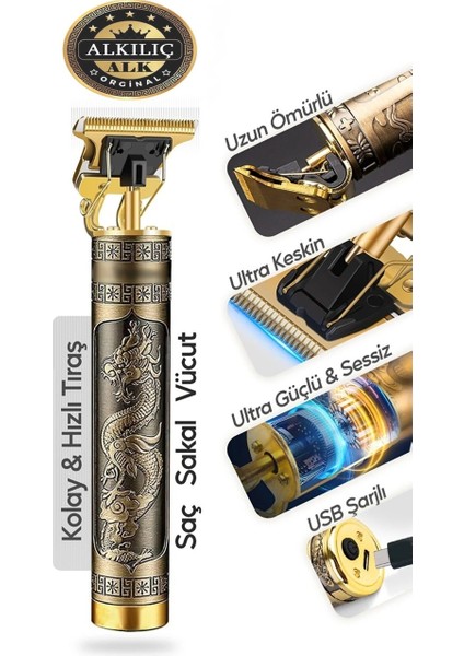 Şarjlı Tıraş Makinesi Saç Sakal Lazer Epilasyon Öncesi Kol Bacak Özel modelleri