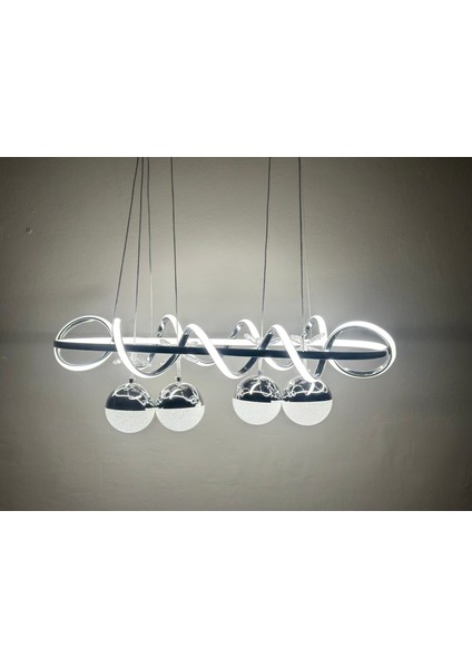 Yemek Masası 4 Toplu LED Avize
