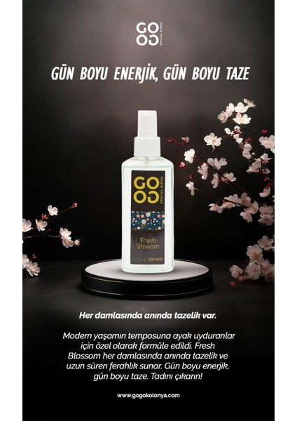 Gogo Fresh Blossom Kolonya 150ML fiyatları