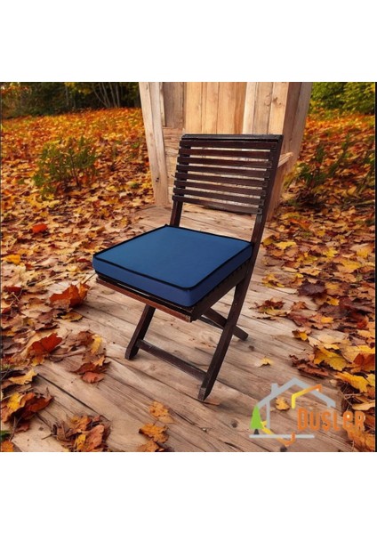 40X40 Desensiz Su ve Leke Itici Duck Kumaş Fermuarlı Bağcıklı Biyeli Sandalye Minderi 5 cm fiyatları