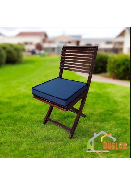 40X40 Desensiz Su ve Leke Itici Duck Kumaş Fermuarlı Bağcıklı Biyeli Sandalye Minderi 5 cm modelleri