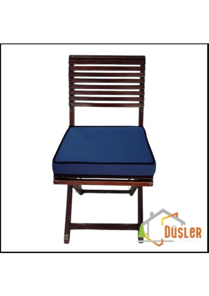 40X40 Desensiz Su ve Leke Itici Duck Kumaş Fermuarlı Bağcıklı Biyeli Sandalye Minderi 5 cm fırsatları