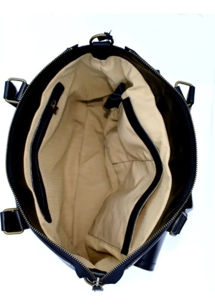 Soly Hakiki Deri Siyah Çok Gözlü Postacı Evrak Çantası fırsatları