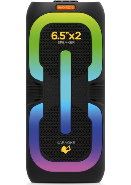 Mxtune 16W Bluetooth Hoparlör LED Işıklı Ses Sistemi Parti Speaker Karaoke Özellikli