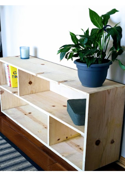 Ahşap Konsol Kitaplık 170 x 90 cm modelleri