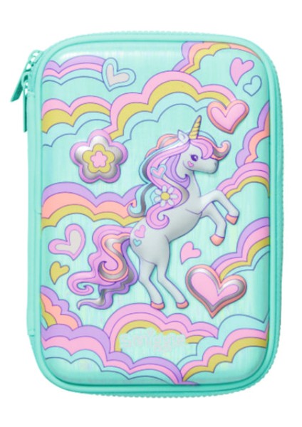 Orjinal Limitless Unicorn Desenli Kabartmalı Kalem Kutusu