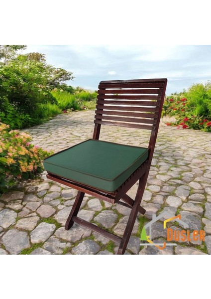 40X40 Desensiz Su ve Leke Itici Duck Kumaş Fermuarlı Bağcıklı Biyeli Sandalye Minderi 5 cm fiyatları