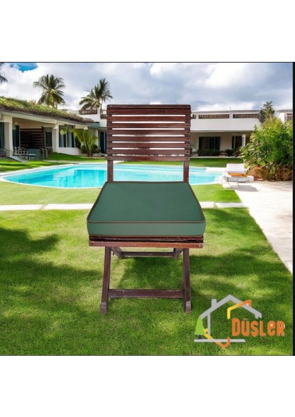 40X40 Desensiz Su ve Leke Itici Duck Kumaş Fermuarlı Bağcıklı Biyeli Sandalye Minderi 5 cm modelleri