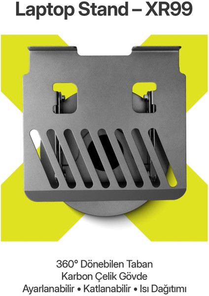 XR99 Yüksek Kalite Metal Ayarlı Laptop Macbook Uyumlu Notebook Tablet Tutucu Altlık Stand modelleri