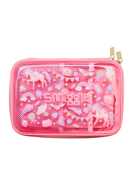 Orjinal Fiesta Unicorn Poni Kabartmalı Hardtop Kalem Kutusu