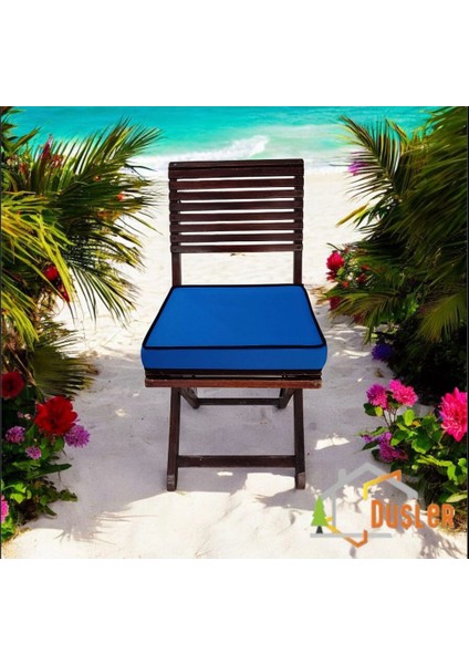 40X40 Desensiz Su ve Leke Itici Duck Kumaş Fermuarlı Bağcıklı Biyeli Sandalye Minderi 5 cm fiyatları