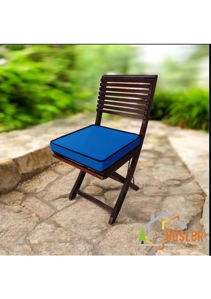 40X40 Desensiz Su ve Leke Itici Duck Kumaş Fermuarlı Bağcıklı Biyeli Sandalye Minderi 5 cm modelleri