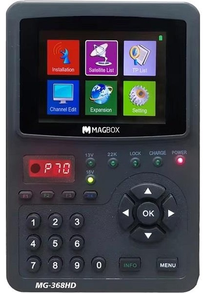Magbox Hd Götürüntülü LCD Ekran Çanak Anten Uydu Yön Bulucu