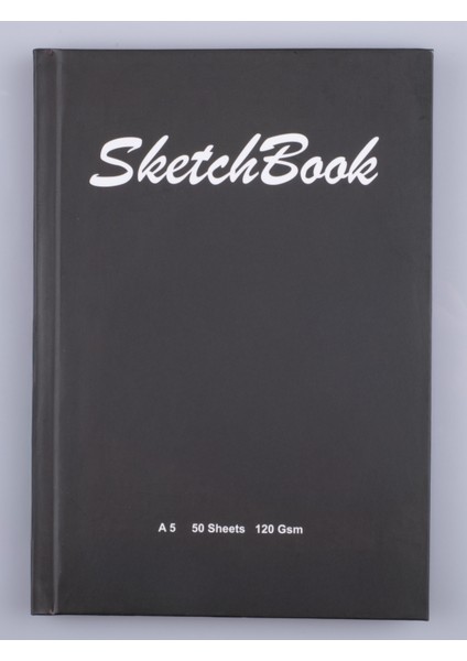 A5 Eskiz Defteri Sert Kapak Ciltli 120 Gr. 50 Yaprak (100 Sayfa) 14,8 x 21 cm Sketchbook modelleri