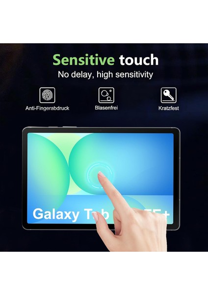 Samsung Galaxy Tab S10 Fe Plus SM-X620 ile Uyumlu Kırılmaz Tablet Temperli Cam Ekran Koruyucu 2 Adet modelleri