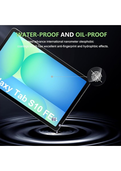 Samsung Galaxy Tab S10 Fe Plus SM-X620 ile Uyumlu Kırılmaz Tablet Temperli Cam Ekran Koruyucu 2 Adet fırsatları