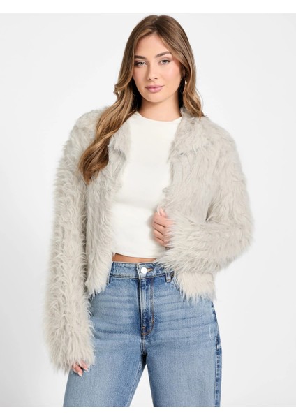 Lara Kadın Bej Yün Karışımlı Triko W5BR60Z0880-F9AW