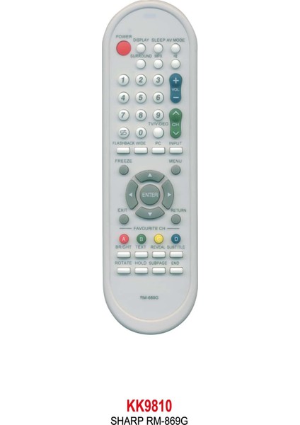 RM-869G LCD Tv Kumanda modelleri