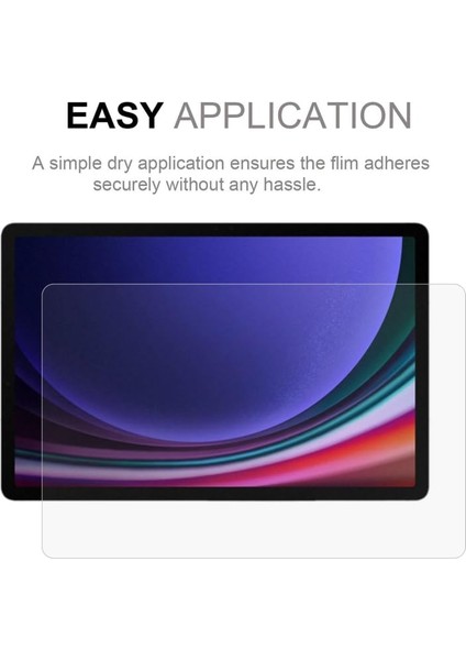 Samsung Galaxy Tab S10 Fe SM-X520 ile Uyumlu Kırılmaz Tablet Temperli Cam Ekran Koruyucu
