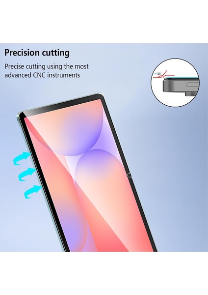 Samsung Galaxy Tab S10 Lite SM-X400 ile Uyumlu Kırılmaz Tablet Temperli Cam Ekran Koruyucu 2 Adet fırsatları