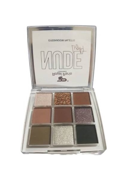 Simli ve Mat Dokuzlu 9 Lu Göz Farı Far Paleti Nude ve Tonları