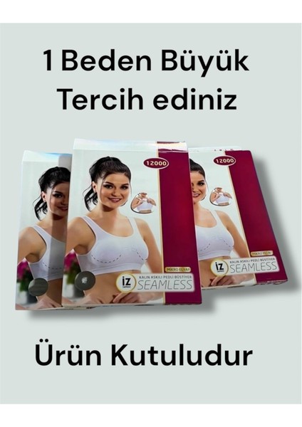 3’lü Pedli Toparlayıcı Sıkılaştırıcı Kalın Askılı Sütyen indirimleri