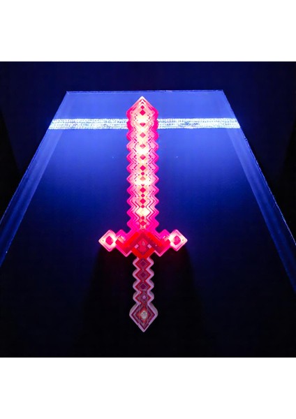 Minecraft Işıklı Sesli Piksel Oyuncak Kılıç 40 cm 1 Adet fiyatları