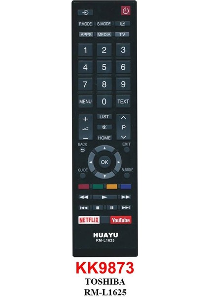 Toshıba RM-L1625 Netflıx-Youtube LCD Kumanda fiyatları