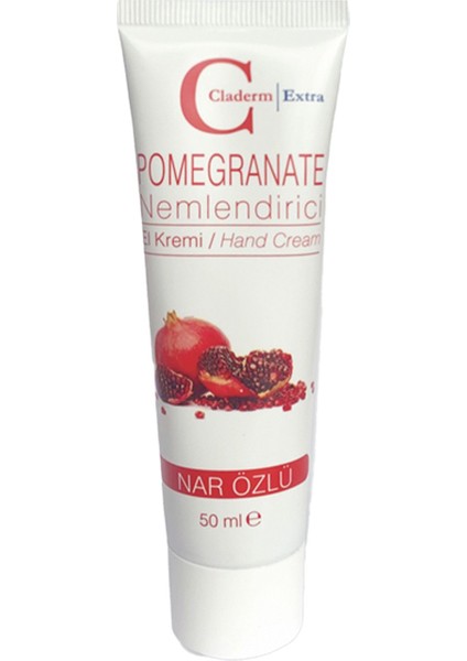 Claderm 50 ml El Kremi Pomegranate
