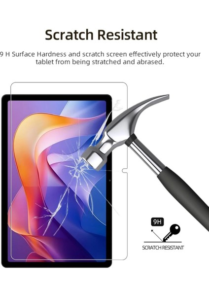 Xiaomi Redmi Pad 2 11 Inç ile Uyumlu Kırılmaz Tablet Temperli Cam Ekran Koruyucu 2 Adet fiyatları