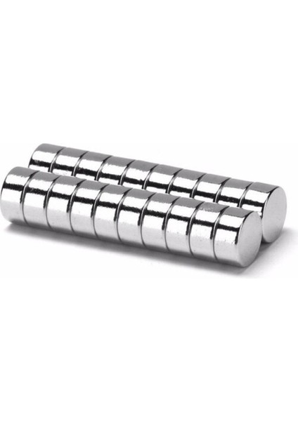 20 Adet 8x4 mm Yuvarlak Güçlü Neodyum Mıknatıs