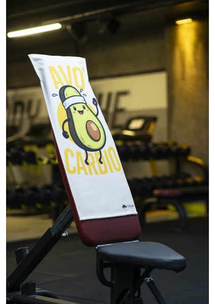 Pamuklu Yeni Nesil Fitness Spor Havlusu - Dijital Baskılı - Hızlı Kuruyan Mikrofiber | Avocardio fırsatları