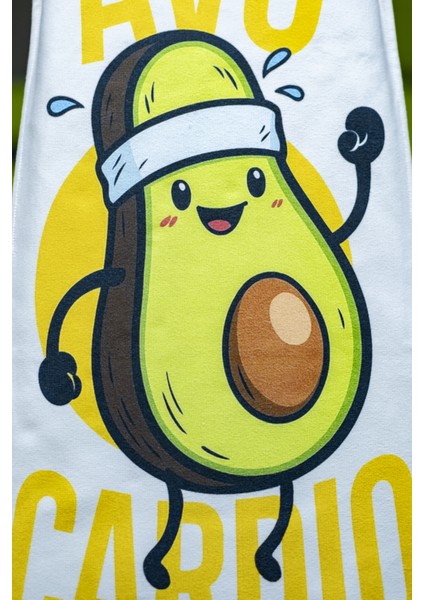 Pamuklu Yeni Nesil Fitness Spor Havlusu - Dijital Baskılı - Hızlı Kuruyan Mikrofiber | Avocardio indirimleri