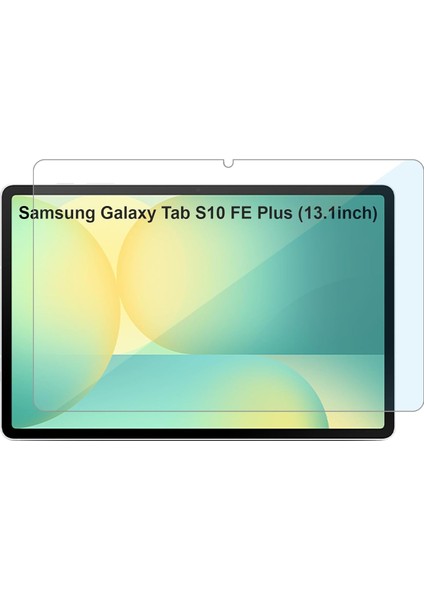 Samsung Galaxy Tab S10 Fe Plus SM-X620 ile Uyumlu Kırılmaz Tablet Temperli Cam Ekran Koruyucu