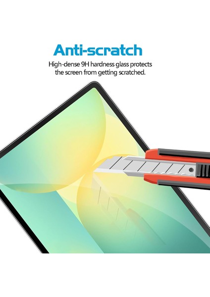 Samsung Galaxy Tab S10 Fe Plus SM-X620 ile Uyumlu Kırılmaz Tablet Temperli Cam Ekran Koruyucu indirimleri