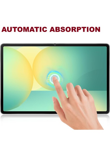 Samsung Galaxy Tab S10 Fe Plus SM-X620 ile Uyumlu Kırılmaz Tablet Temperli Cam Ekran Koruyucu