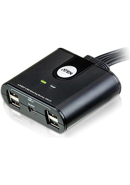USB Arayüzüne Sahip Cihazları Paylaştıran Switch, USB 2.0 , 4 Pc, 4 USB Cihaz (4-Port USB Peripheral Sharing Device)