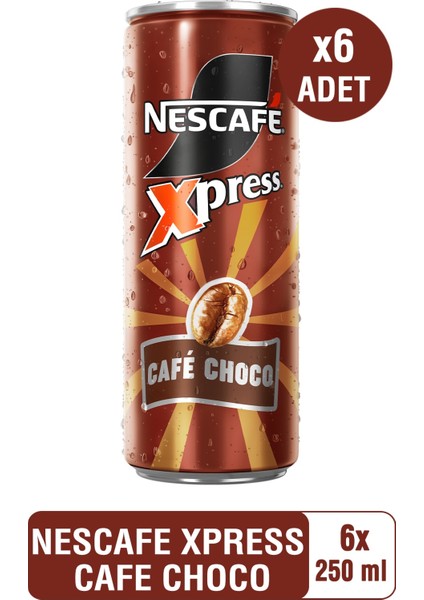 Xpress 250ML 6'lı Cafe Choco