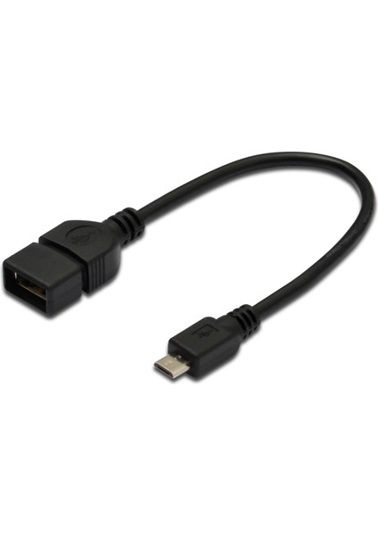 Beek USB On-The-Go (Otg) Kablosu, 0,20 Metre, Awg 28, USB A, Dişi - Micro USB B, Erkek