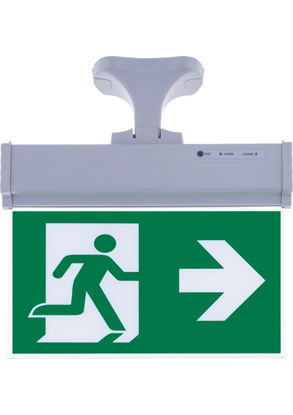 SG071-S1 Çift Yönlü Acil Yönlendirme Armatürü (Askı Aparatlı) Sağ-Sol