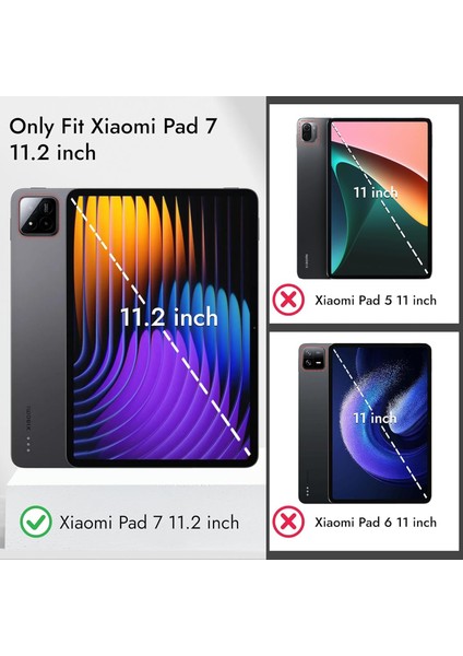 Xiaomi Pad 7 Pro Inç ile Uyumlu Kırılmaz Tablet Temperli Cam Ekran Koruyucu 2 Adet fiyatları