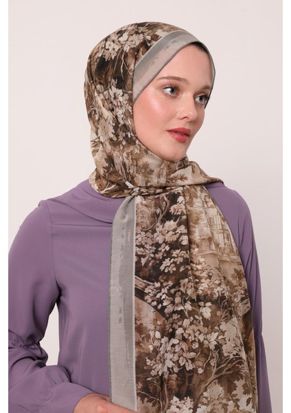 Vizon Luvensara Desenli Silk Elite Şal modelleri