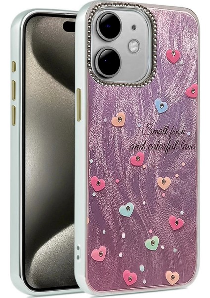 iPhone 12 Kılıf Blade Aynalı Desenli Kapak - Desen 8-(5796)