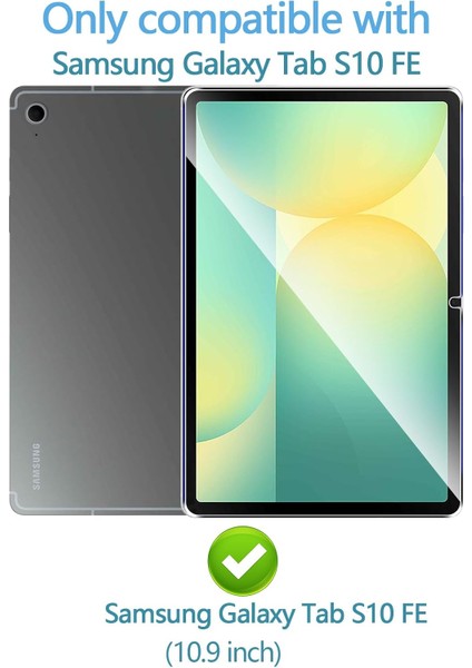 Samsung Galaxy Tab S10 Fe SM-X520 ile Uyumlu Kırılmaz Tablet Temperli Cam Ekran Koruyucu 2 Adet fiyatları