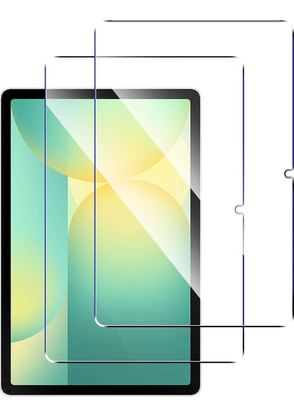 Samsung Galaxy Tab S10 Fe SM-X520 ile Uyumlu Kırılmaz Tablet Temperli Cam Ekran Koruyucu 2 Adet