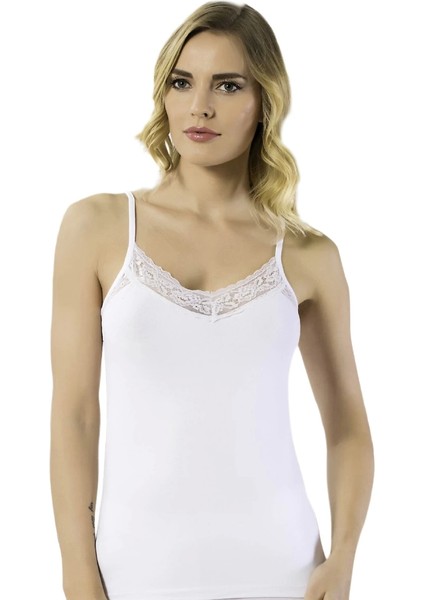 B2496-2497 Kadın Likralı Dantelli Atlet