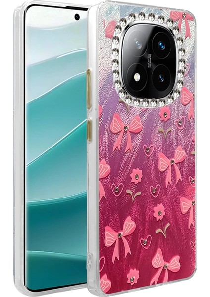 Xiaomi Redmi Note 14 Pro 5g Kılıf Blade Aynalı Desenli Kapak - Desen 3-(5796)