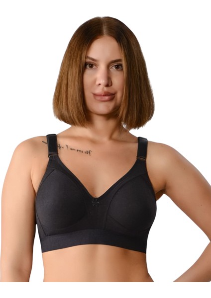 Lüks Pamuklu Penye Geniş Lastikli Telsiz Toparlayıcı ( Balensiz Minimizer ) Sütyen EBRS1010 modelleri